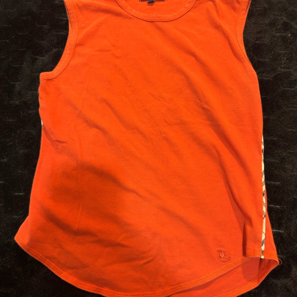 Burberry Vibrant Orange Top